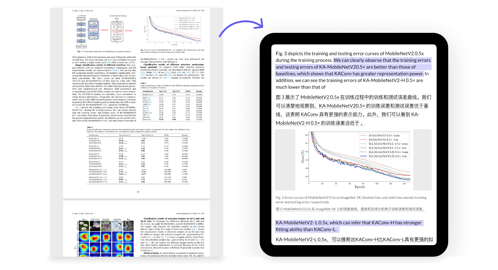 靠岸学术：PDF智能重排与对照翻译